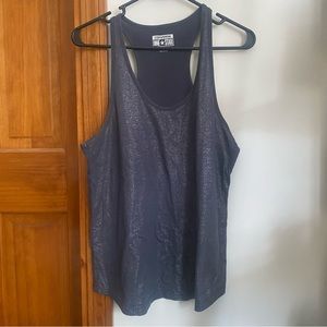 Shimmery Converse tank top